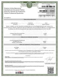 Cédula Profesional